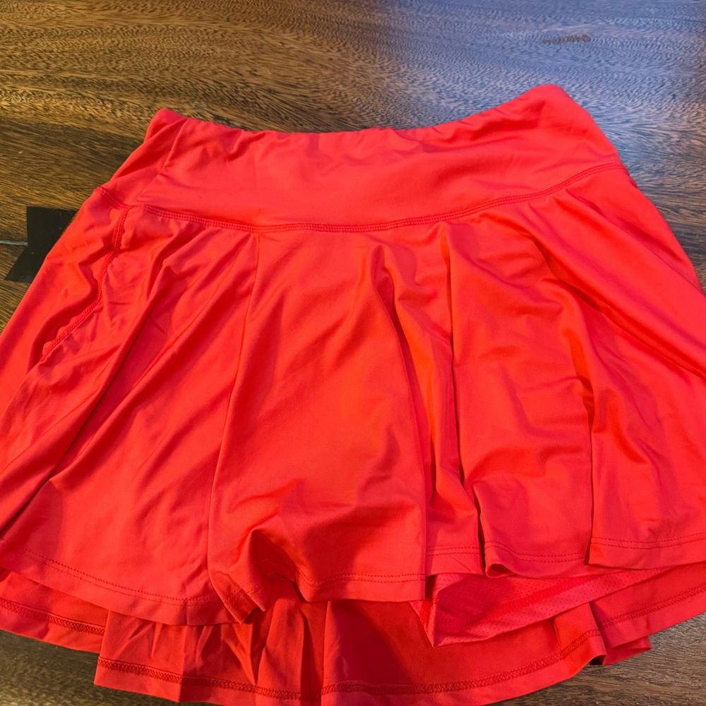 Women's Red Skort